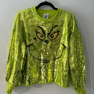 Queen of Sparkles Grinch Sweatshirt